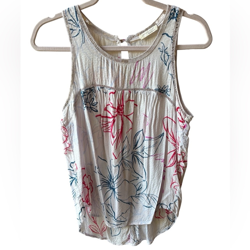 lovestitch Abstract Floral Tank l Small